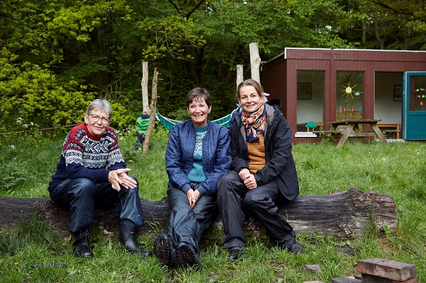 Natur-voksne: Krista, Jenny og Rikke